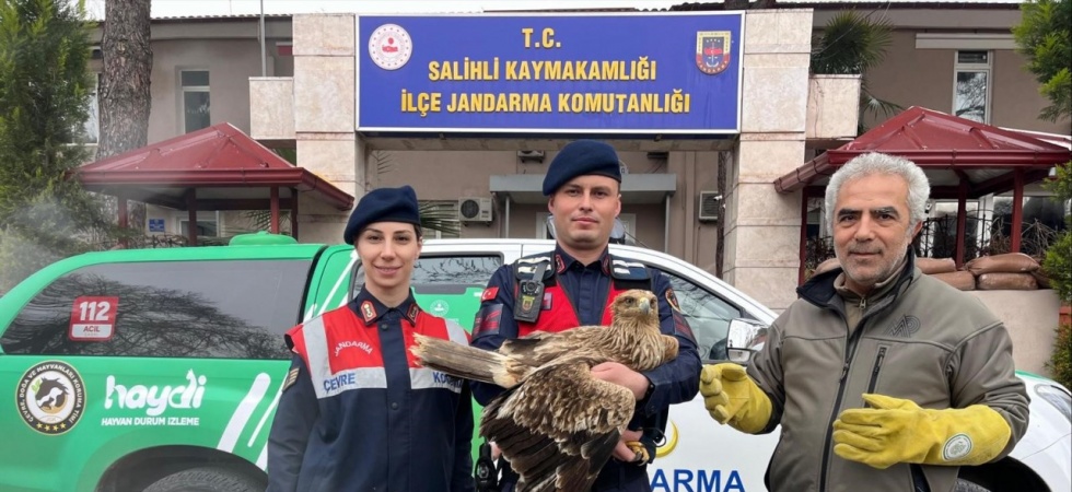 Manisa jandarma Kızıl Şahin’e sahip çıktı