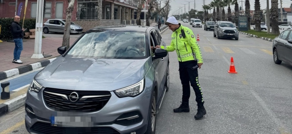 Manisa’da hem havadan hem karadan trafik denetimi