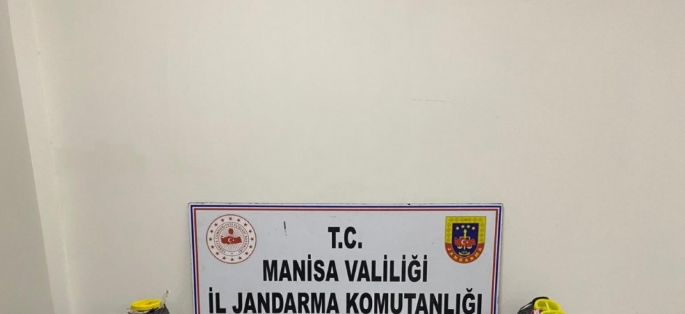 Manisa’da jandarmadan esrar operasyonu