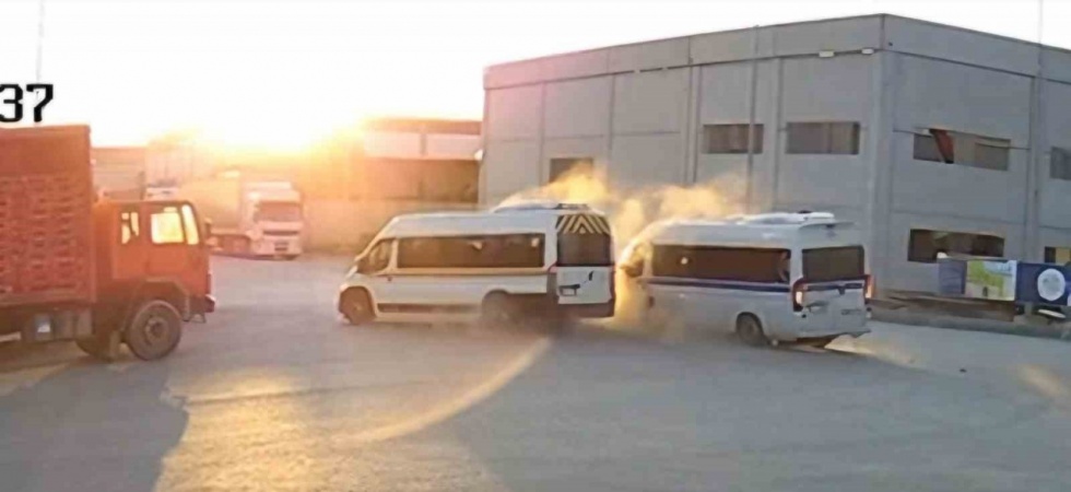 İşçi servisi kaza yaptı: 19 yaralı