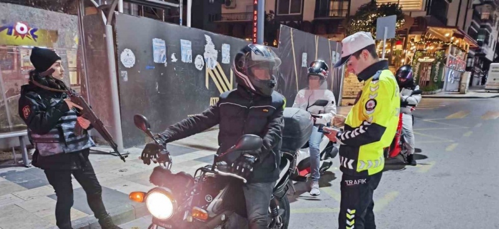 Manisa’da 59 motosiklet trafikten men edildi