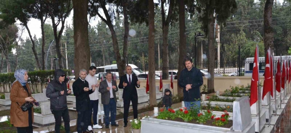 Manisa’da şehit aileleri ve gazilerden hüzün dolu ziyaret