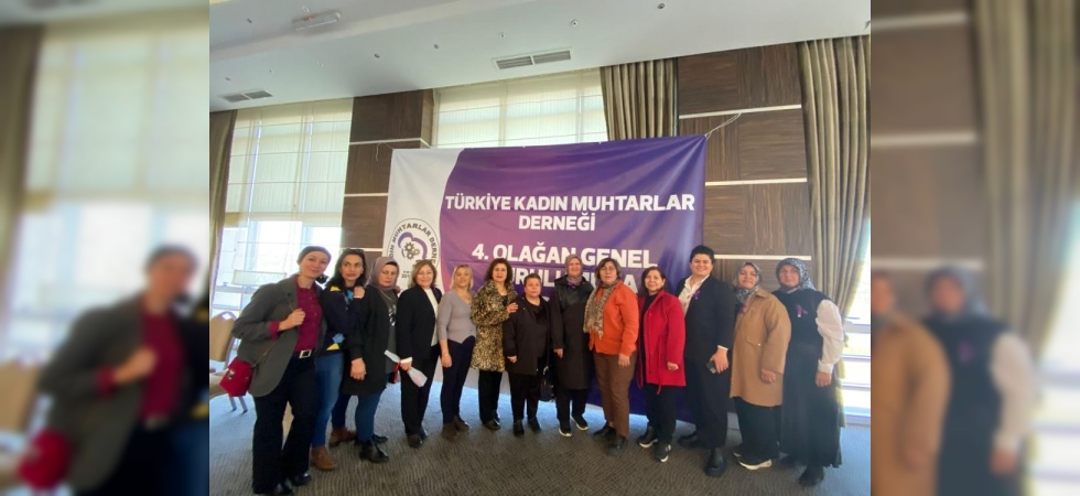 Manisalı kadın muhtarlar Ankara’da birlik ve dayanışma mesajı verdi