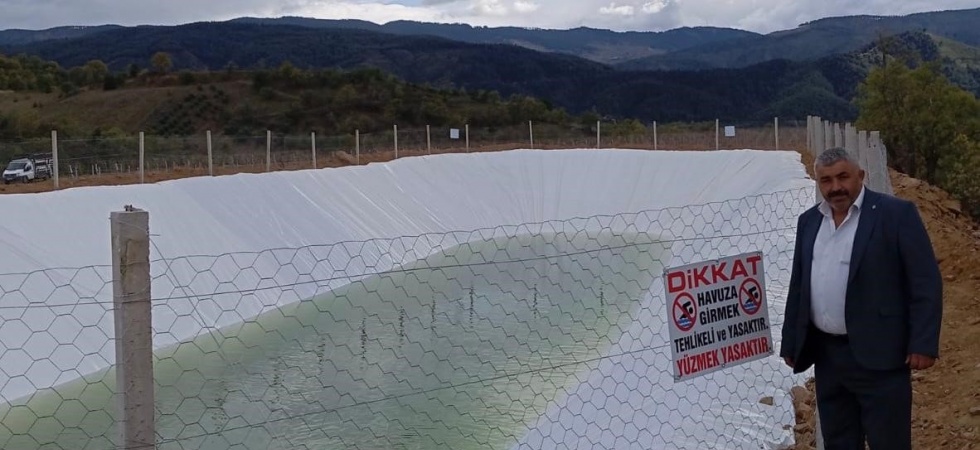 Su sıkıntısına karşı kendi imkanlarıyla çözüm