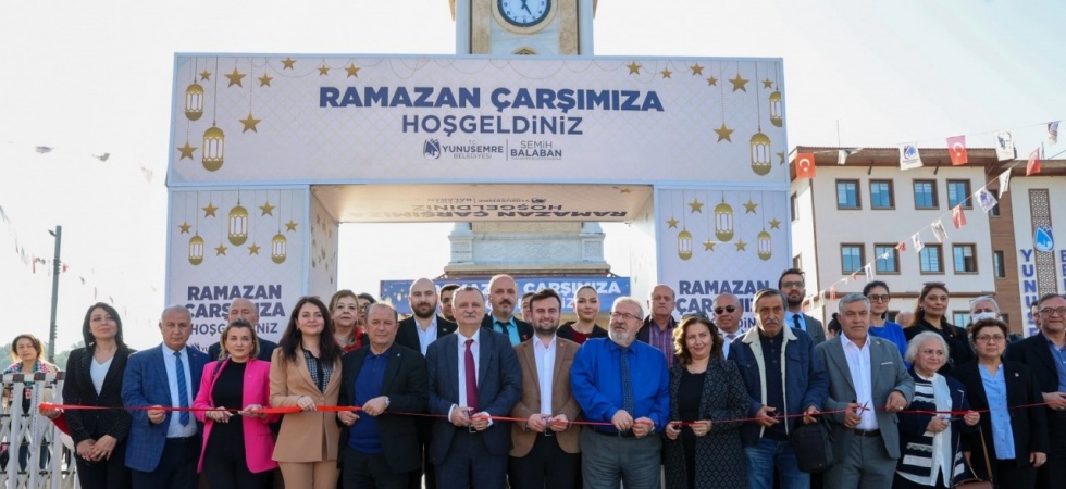 Yunusemre’de Ramazan Çarşısı kuruldu
