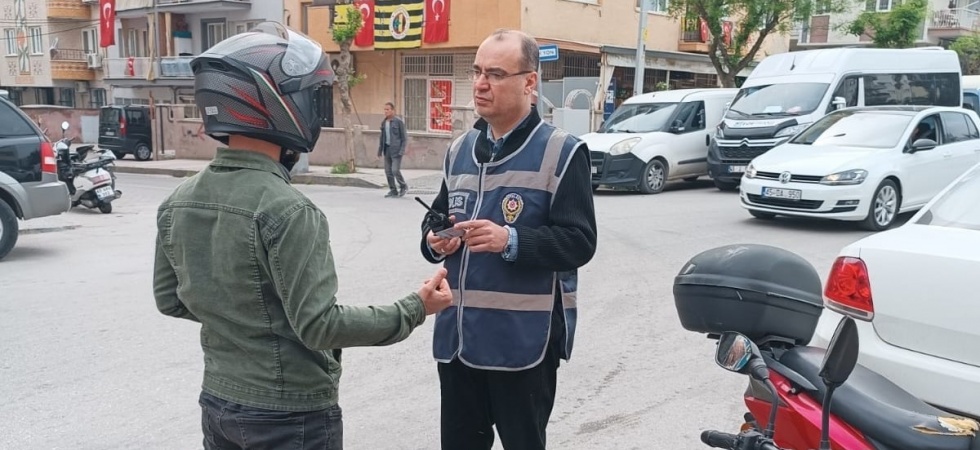 Manisa’da 33 motosiklet trafikten men edildi