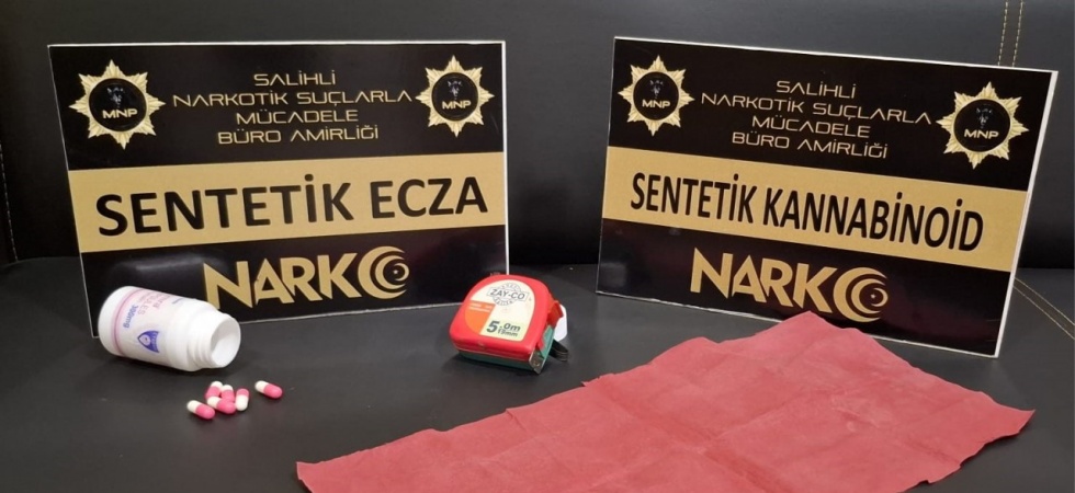 Manisa’da şüpheliden kağıda emdirilmiş uyuşturucu çıktı