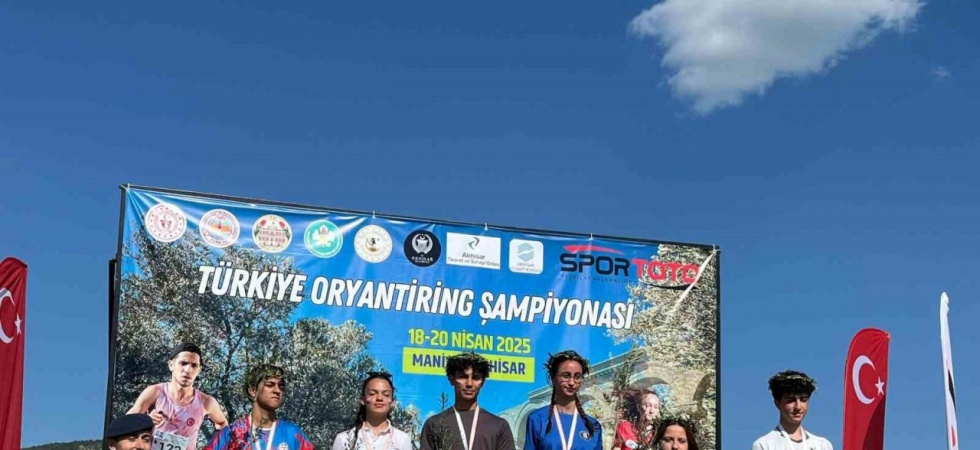 Manisalı sporcular Türkiye Oryantiring Şampiyonası’na damga vurdu