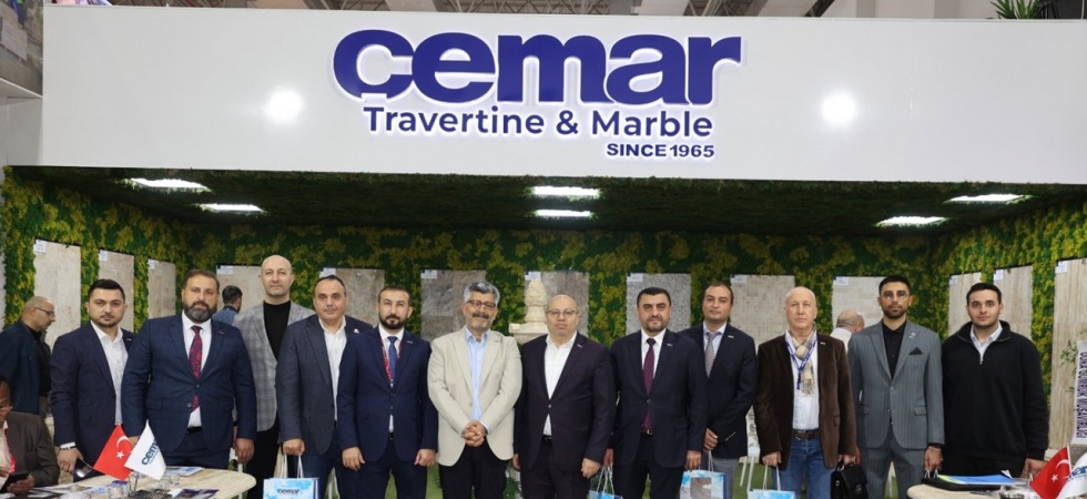 MÜSİAD İzmir’den Marble Fuarı’nda Cemar Mermer’e ziyaret