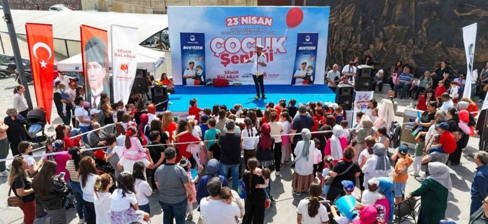 Yunusemreli çocuklar bayramlarını doyasıya yaşadı