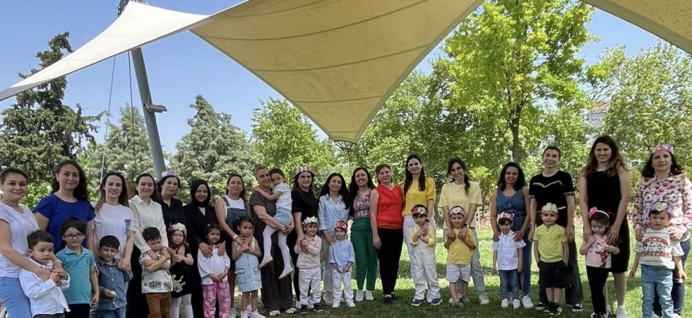 Anneler ve çocuklar doyasıya eğlendi