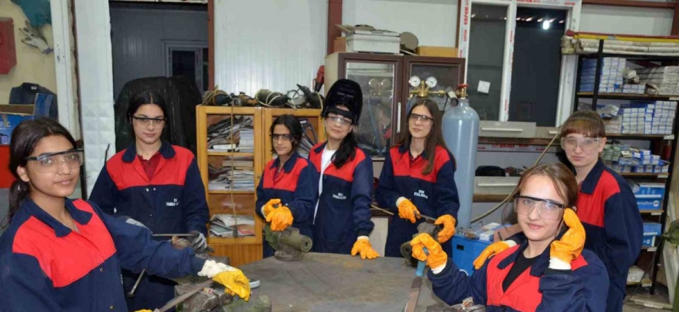 Kırkağaçlı kızlar kaynakçılık sektörüne çare olacak