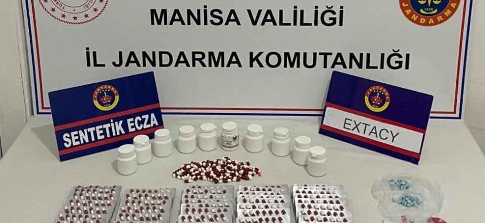 Manisa’da bin 216 adet sentetik hap ele geçirildi