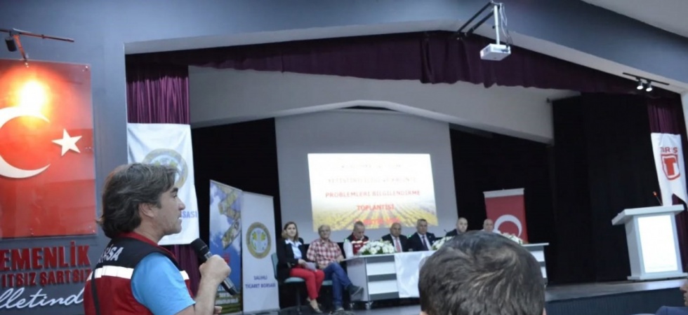 Salihli’deki toplantıda ‘Üzümdeki kalıntı’ masaya yatırıldı