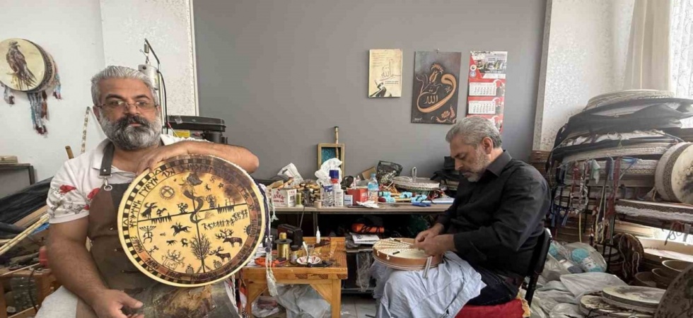 Turgutlu’dan Amerika ve Avrupa’ya şaman davulu ihracatı
