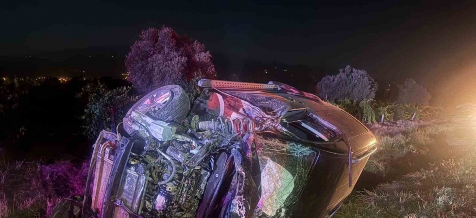 Alaşehir’de trafik kazası: 1 ölü, 4 yaralı