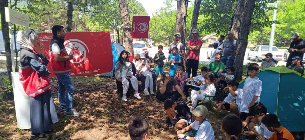 Babalar gününde ‘Baba Çocuk Kampı’