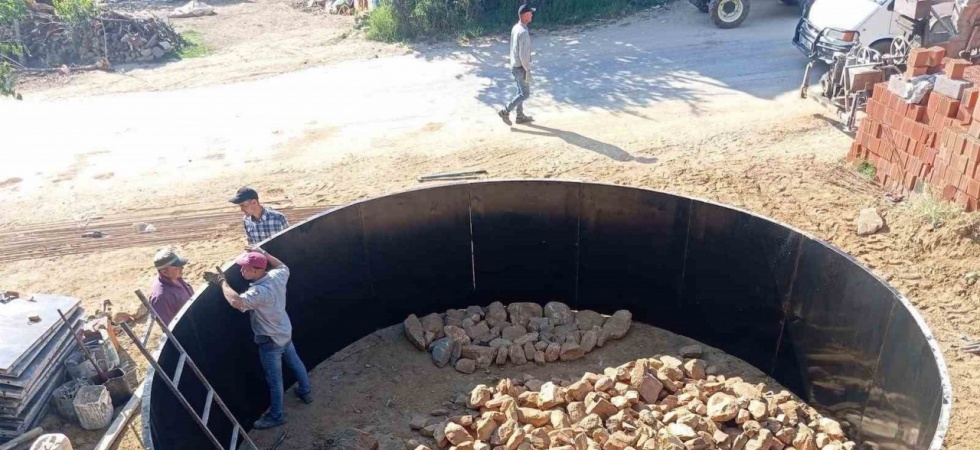 Karacaali Mahallesi’ne yangın ve su ihtiyacı için 100 tonluk depo