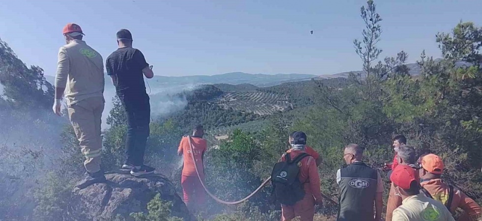 Kırkağaç’taki orman yangını kontrol altına alındı