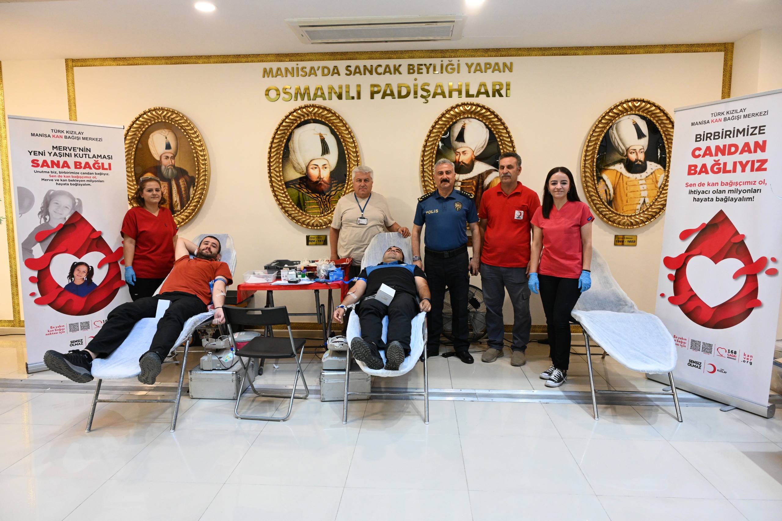 Manisa Emniyetinden Kızılay’a kan bağışı desteği