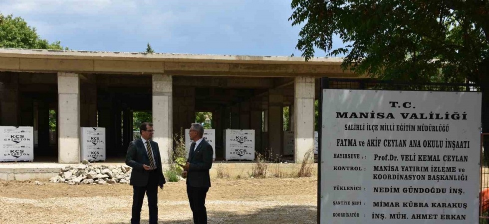 Salihli’ye 2 yeni anaokulu yapılıyor