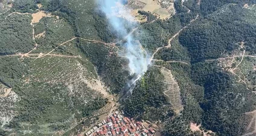 Soma’da aynı gün ikinci orman yangını