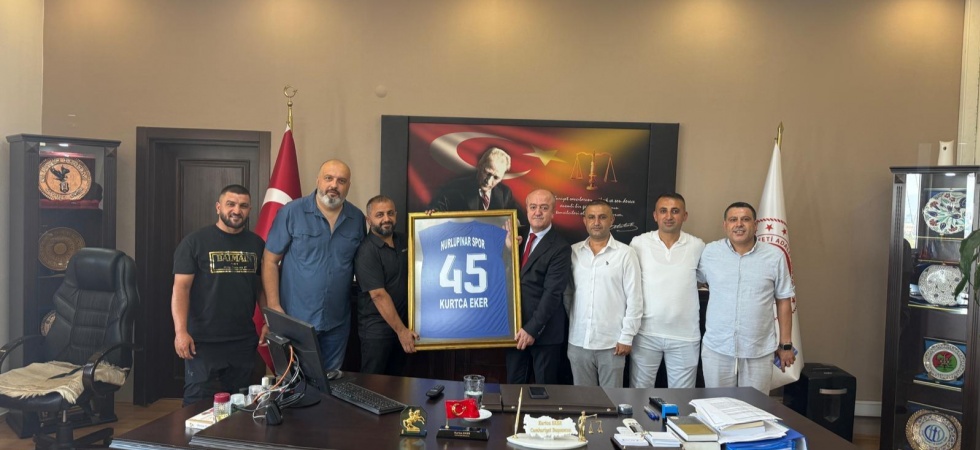 Cumhuriyet Başsavcısı Kurtca Eker Nurlupınarsporu ağırladı