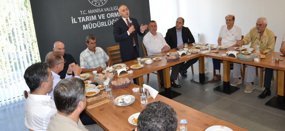 Manisa İl Tarım ve Orman İl Müdürü Metin Öztürk'e veda