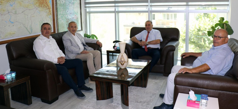 Manisa TSO Başkanı Mehmet Yılmaz’dan Kaymakam Cantürk’e hayırlı olsun ziyareti