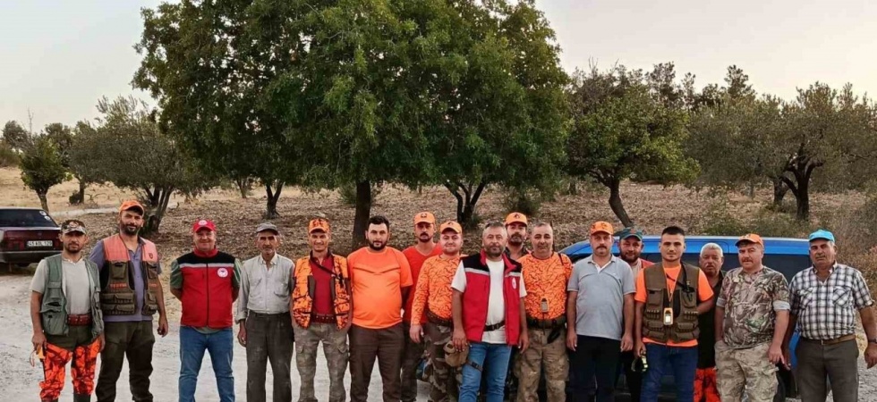 Soma’da yaban domuzu sürek avı başarıyla tamamlandı