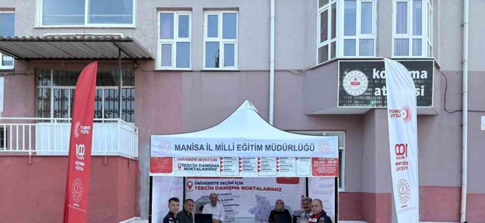 Gördes’te üniversite tercihi için, Rehberlik Destek Ünitesi noktası kuruldu