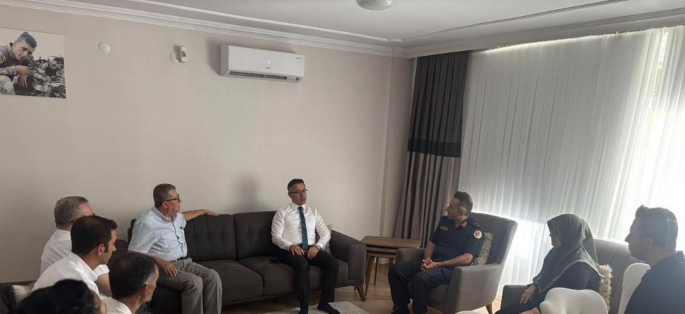 Kaymakam Koç’tan şehit ailesine ziyaret