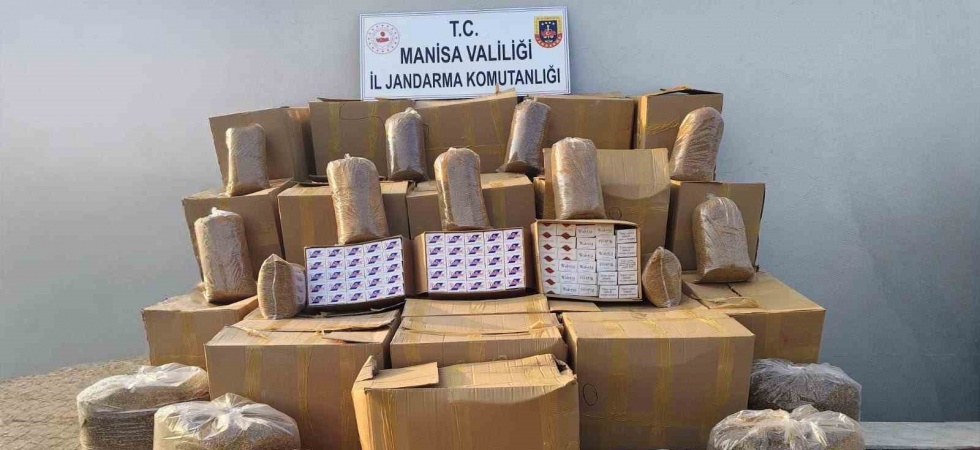 Manisa’da kaçak tütün operasyonunda 3 gözaltı