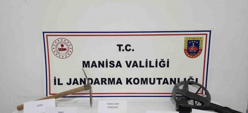 Manisa’da tarihi eser operasyonu