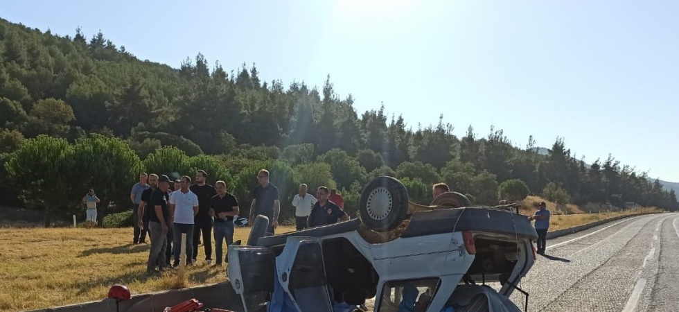 Manisa’da trafik kazası: 1 ölü, 3 yaralı
