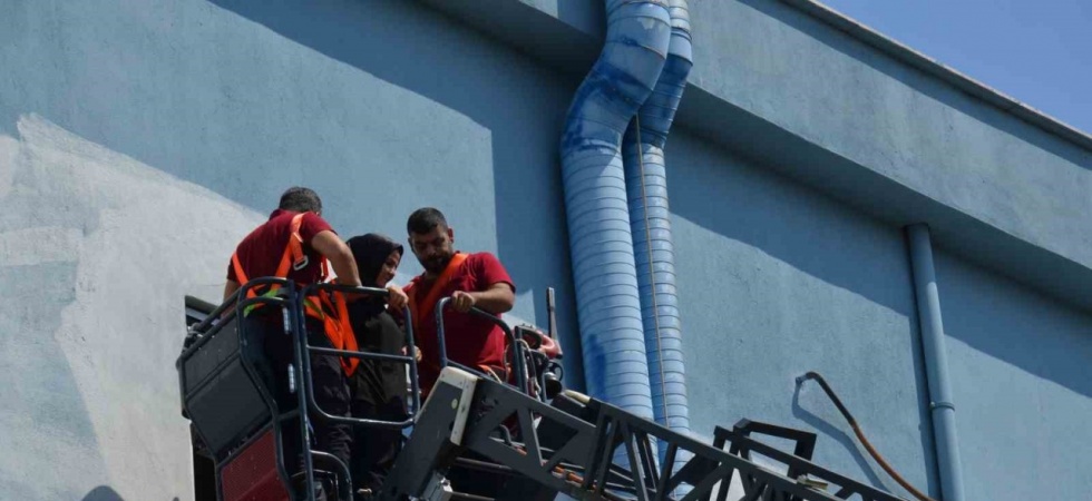 MCBÜ Hastanesinde gerçeği aratmayan yangın tatbikatı