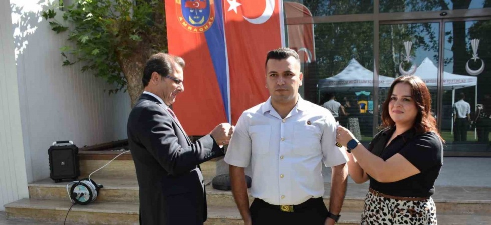 Salihli jandarmada terfi heyecanı: Bir üst rütbeye terfi ettiler