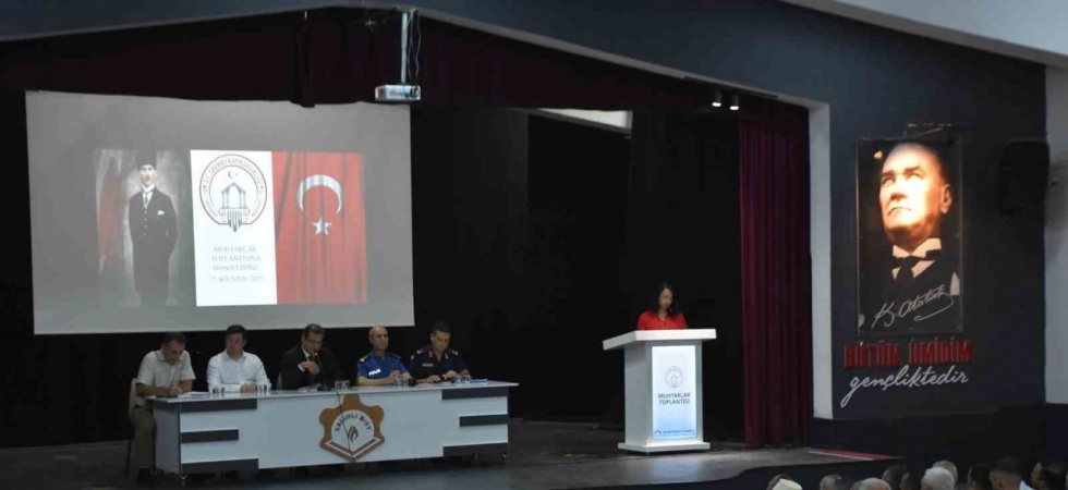Salihli Kaymakamı Güldoğan, muhtarlarla buluştu