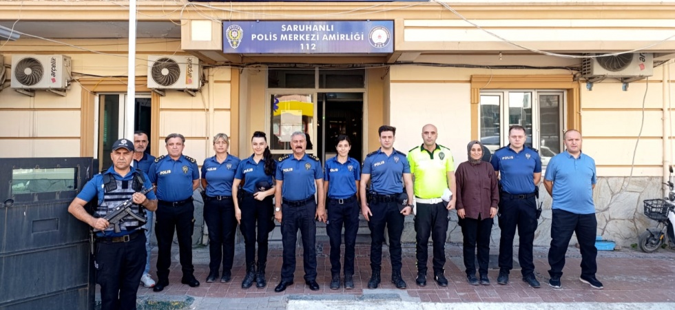 Saruhanlı’da güvenlik ve huzur mesajı