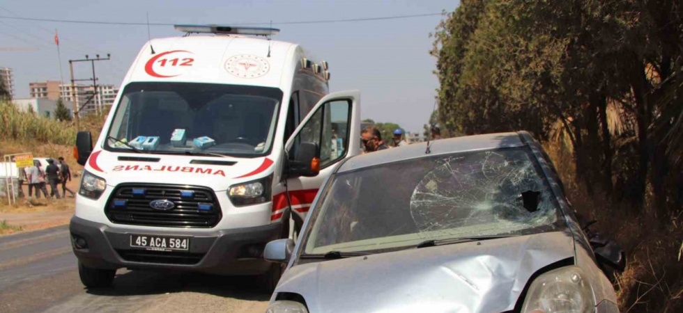 Turgutlu’da otomobilin çarptığı yaya ağır yaralandı