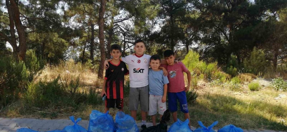 Yangın sonrası miniklerden örnek davranış