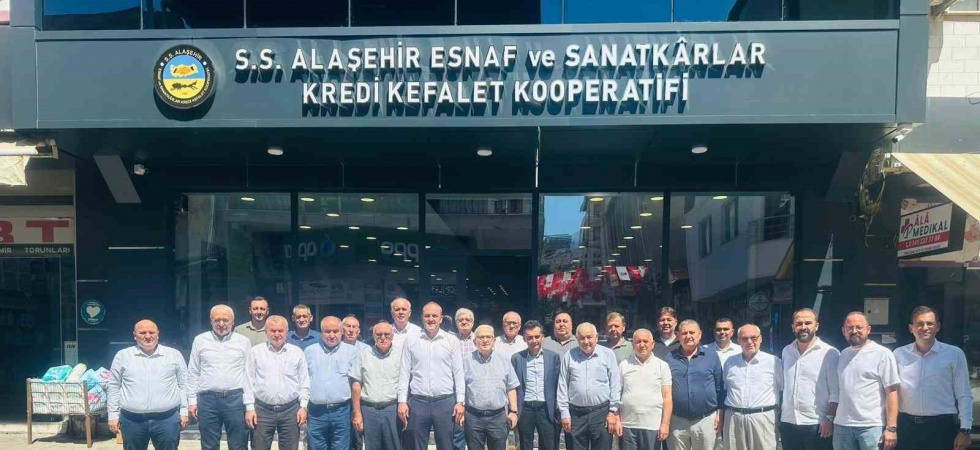22. Bölge Manisa Esnaf Kefalet Kooperatifleri Birliği toplantısı Alaşehir’de yapıldı