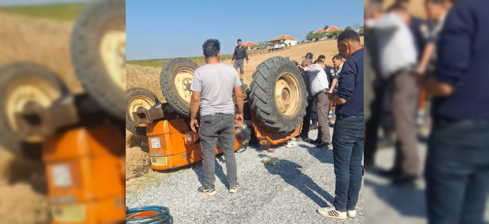 Alaşehir’de traktör kazası: 1 ölü