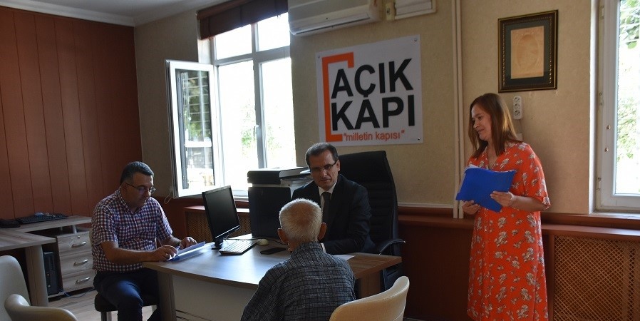 Kaymakam Güldoğan ’Açık Kapı’da vatandaşlarla buluştu