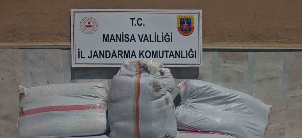 Manisa’da 350 kilo kaçak tütün ele geçirildi