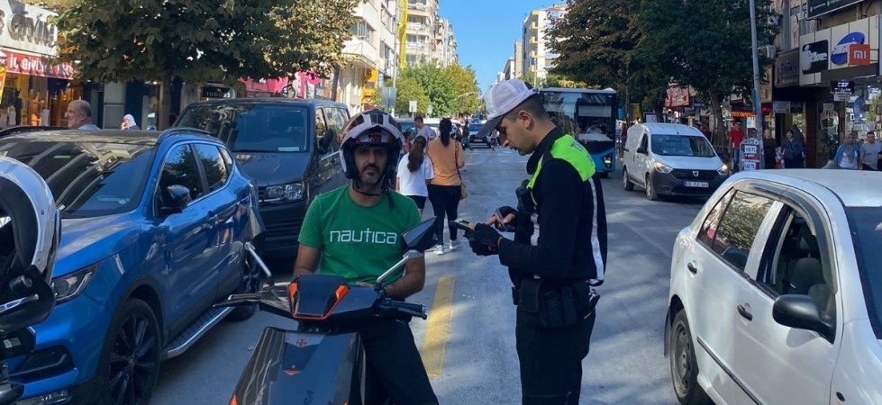 Manisa’da motosiklet ve motorlu bisikletlere sıkı denetim