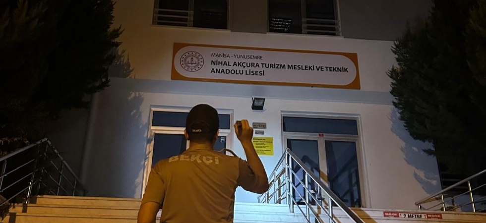 Manisa’da okul çevreleri gece boyunca denetlendi