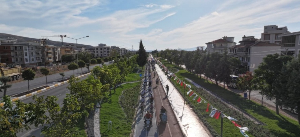 Sağlık için pedal çevirdiler