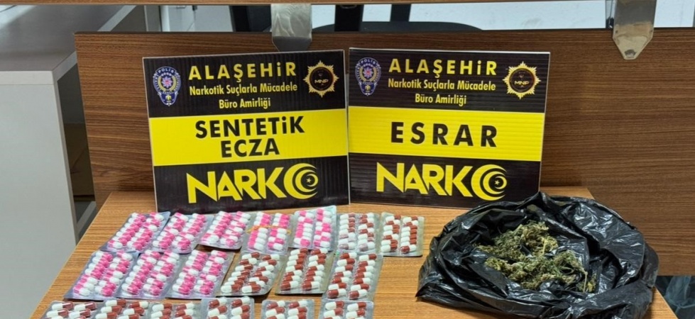Alaşehir emniyeti uyuşturucuya geçit vermedi