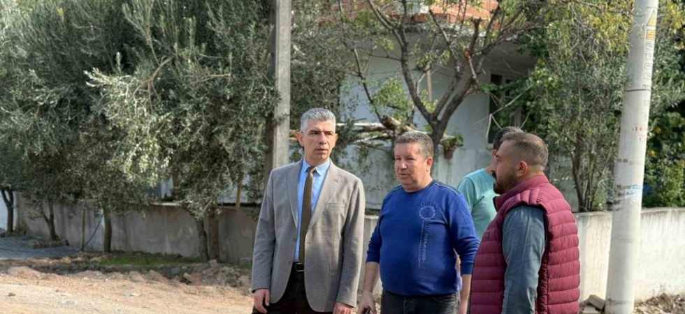Başkan Okur çalışmaları yerinde inceledi